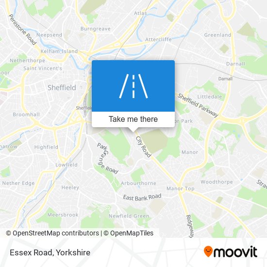 Essex Road map