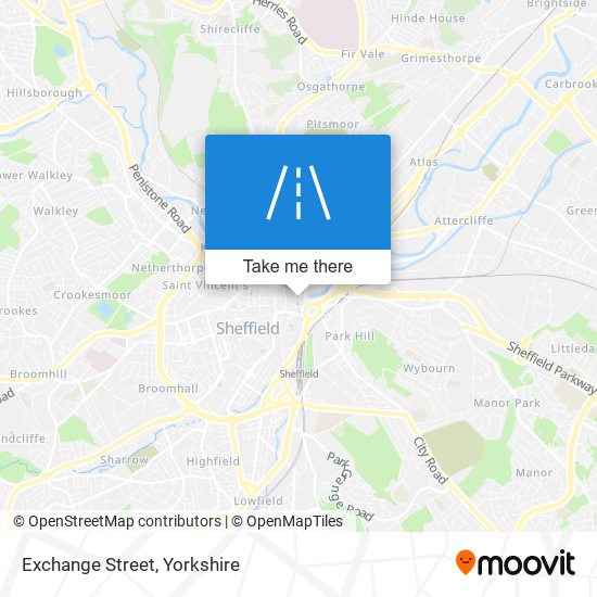 Exchange Street map