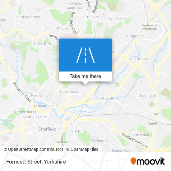 Forncett Street map