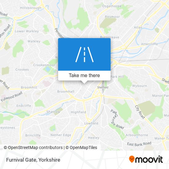 Furnival Gate map
