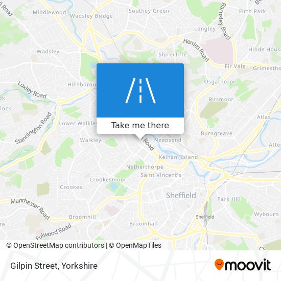 Gilpin Street map