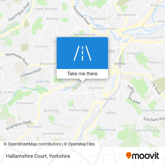 Hallamshire Court map