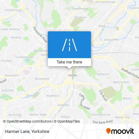 Harmer Lane map