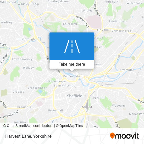 Harvest Lane map