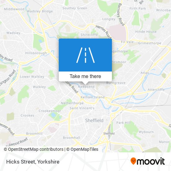 Hicks Street map