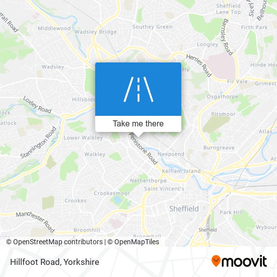 Hillfoot Road map