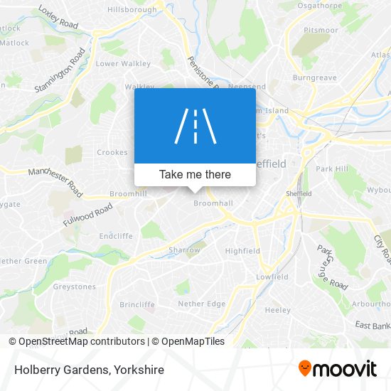 Holberry Gardens map