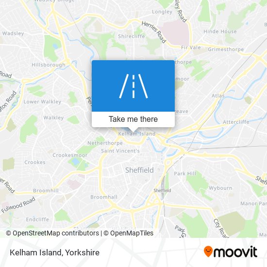 Kelham Island map
