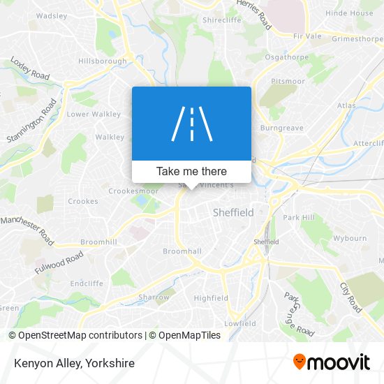 Kenyon Alley map