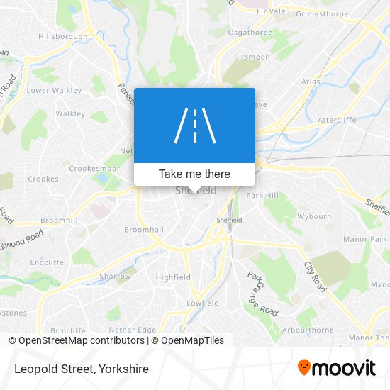 Leopold Street map