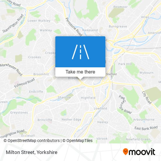 Milton Street map
