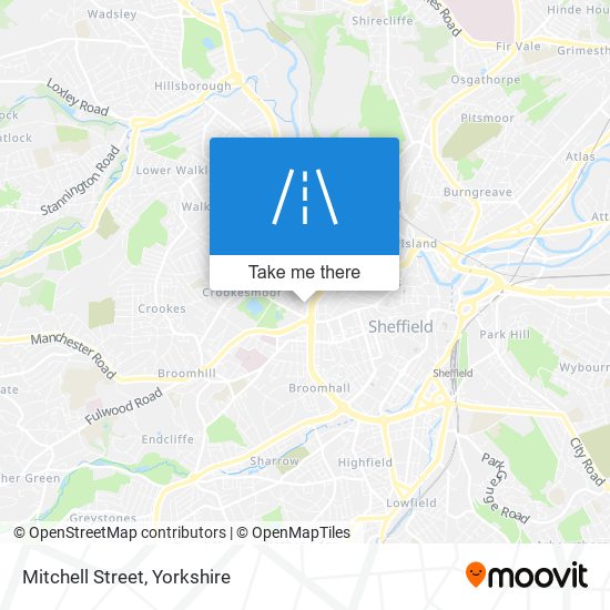Mitchell Street map