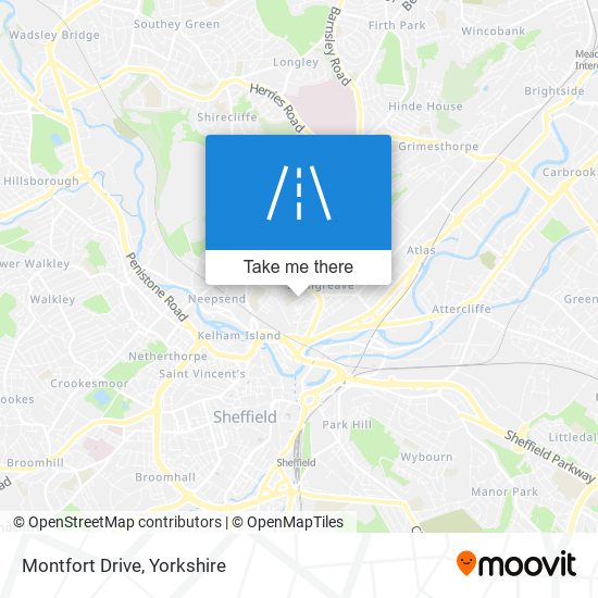Montfort Drive map