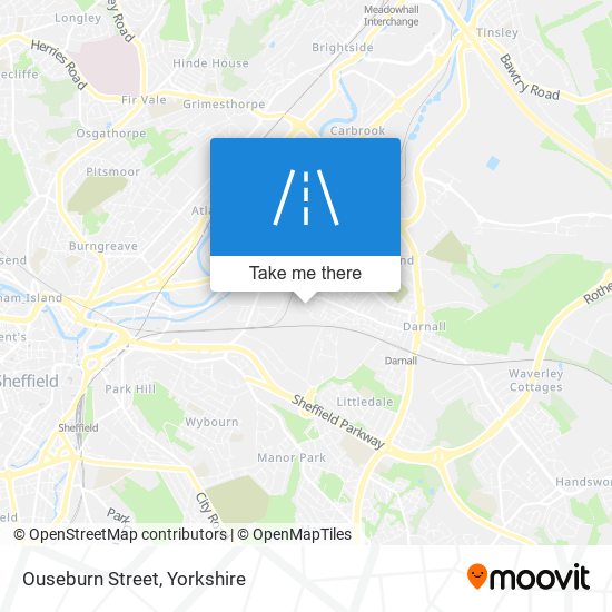 Ouseburn Street map