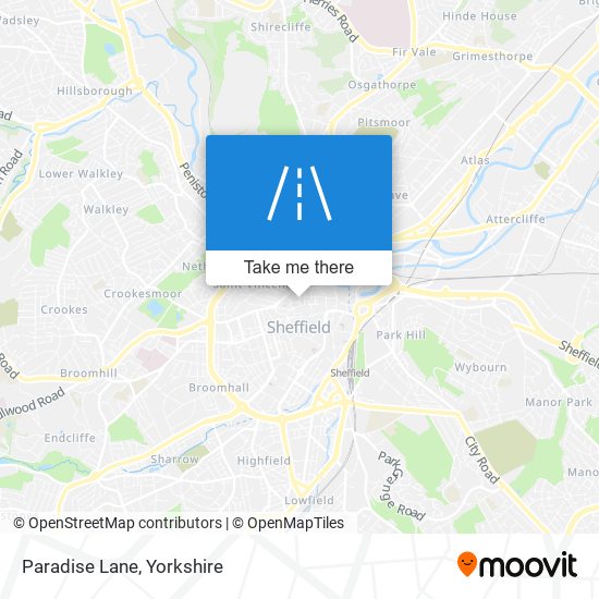 Paradise Lane map