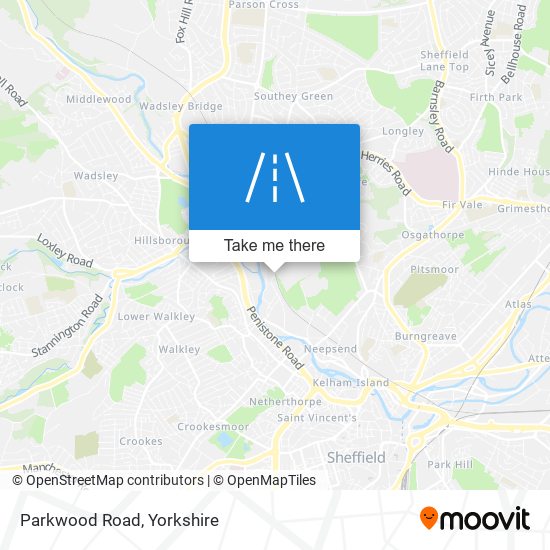 Parkwood Road map