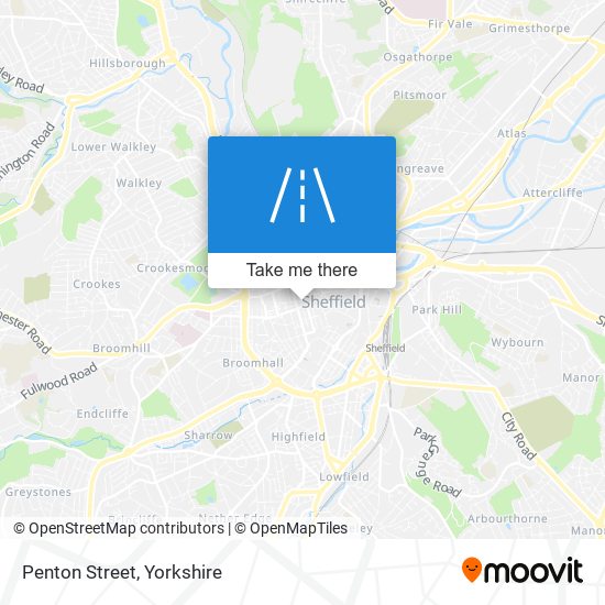Penton Street map