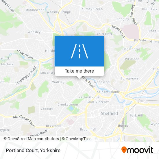 Portland Court map