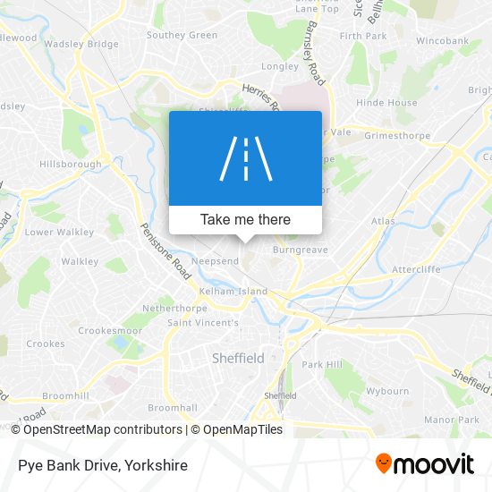 Pye Bank Drive map