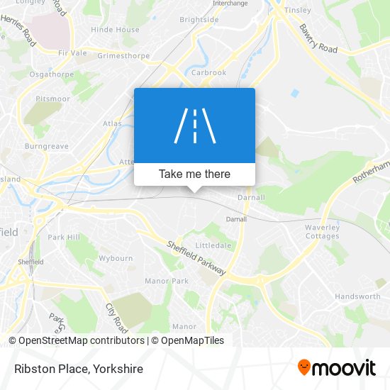 Ribston Place map