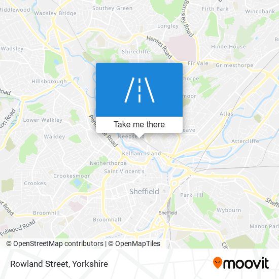 Rowland Street map