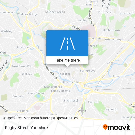 Rugby Street map