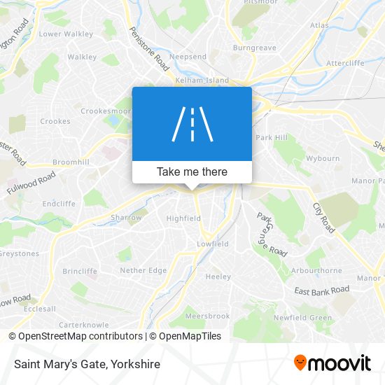 Saint Mary's Gate map