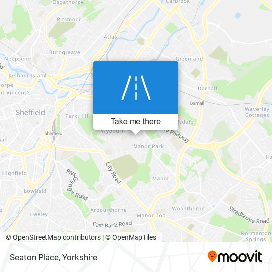 Seaton Place map