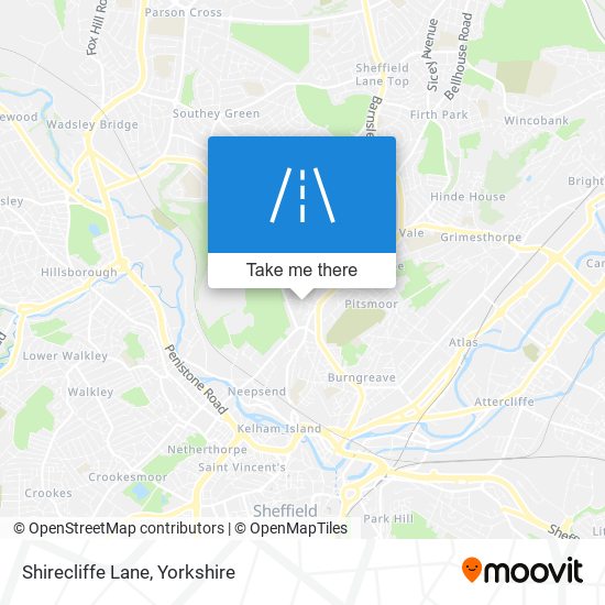 Shirecliffe Lane map