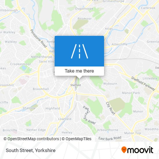 South Street map