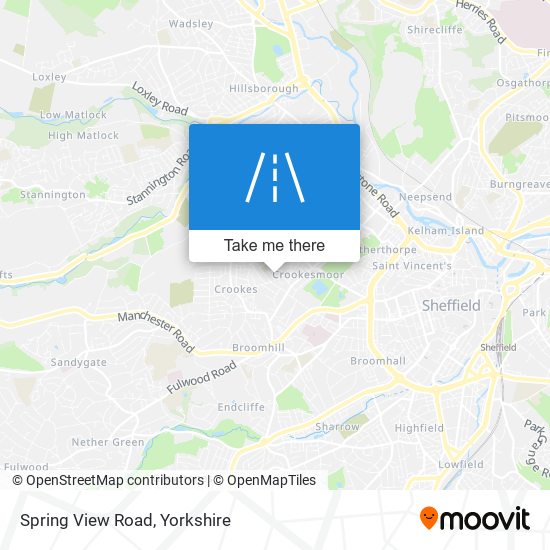 Spring View Road map