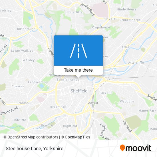 Steelhouse Lane map