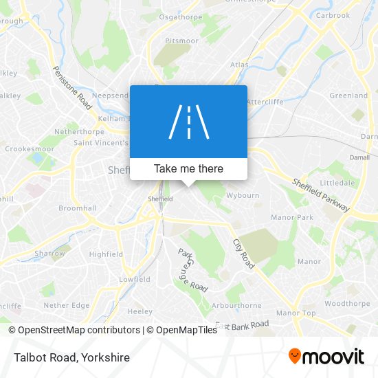 Talbot Road map