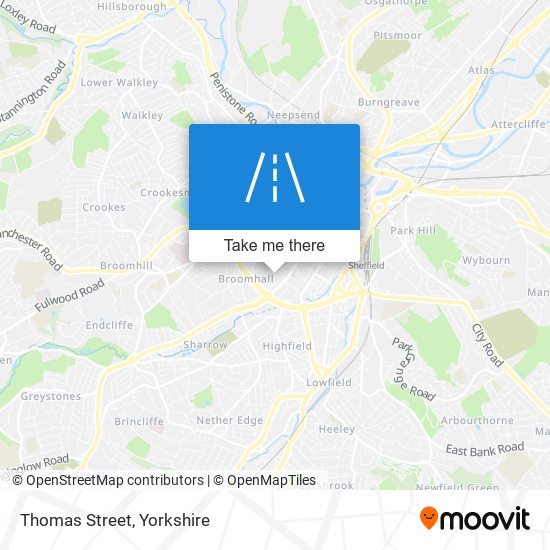 Thomas Street map