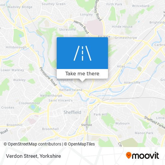Verdon Street map