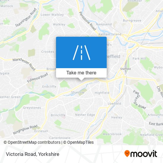 Victoria Road map