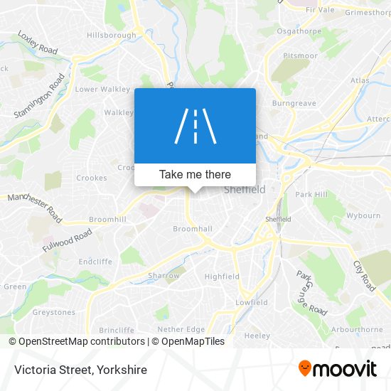 Victoria Street map