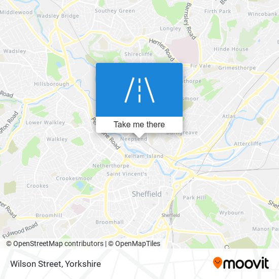 Wilson Street map