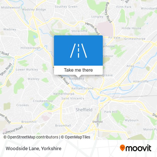 Woodside Lane map