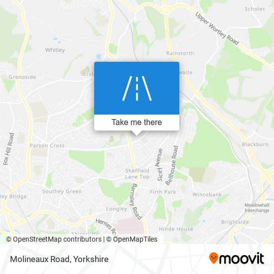 Molineaux Road map