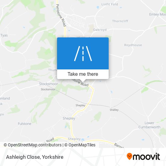 Ashleigh Close map