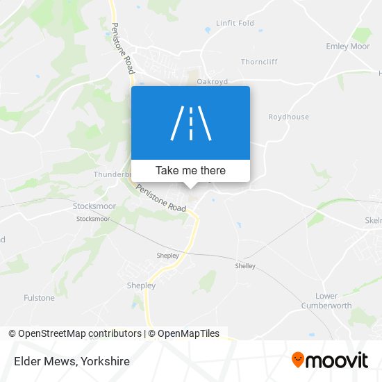 Elder Mews map