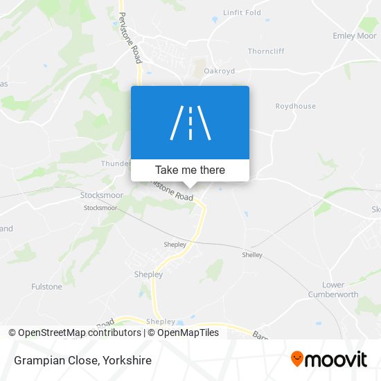 Grampian Close map