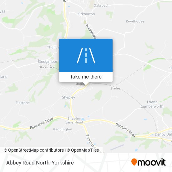 Abbey Road North map