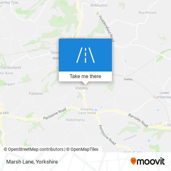 Marsh Lane map