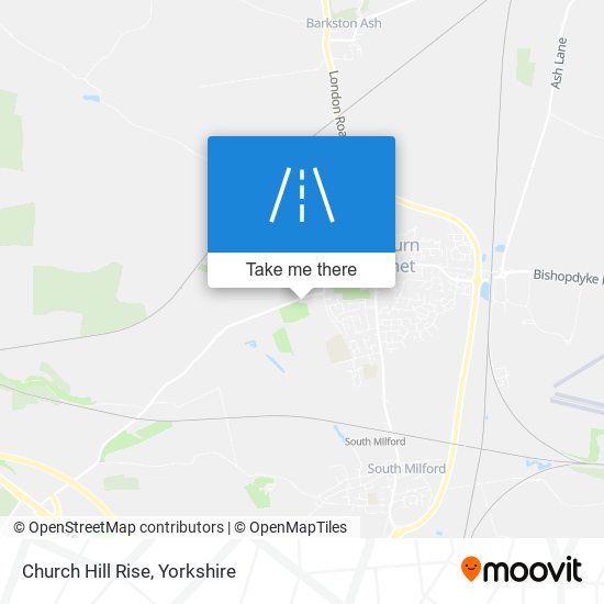 Church Hill Rise map