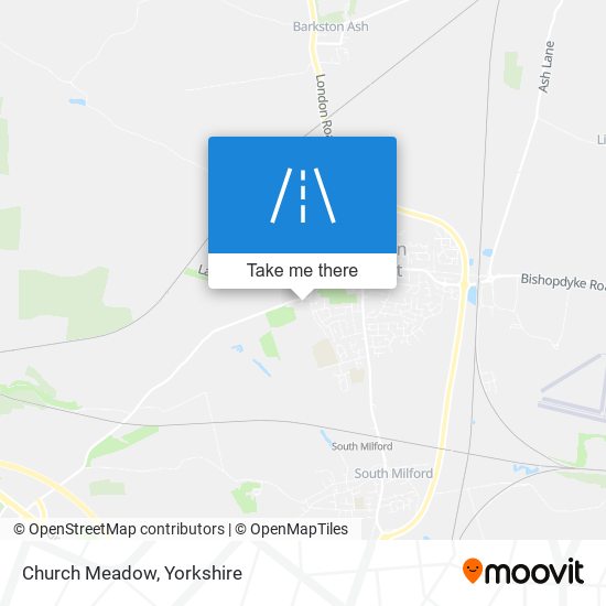 Church Meadow map