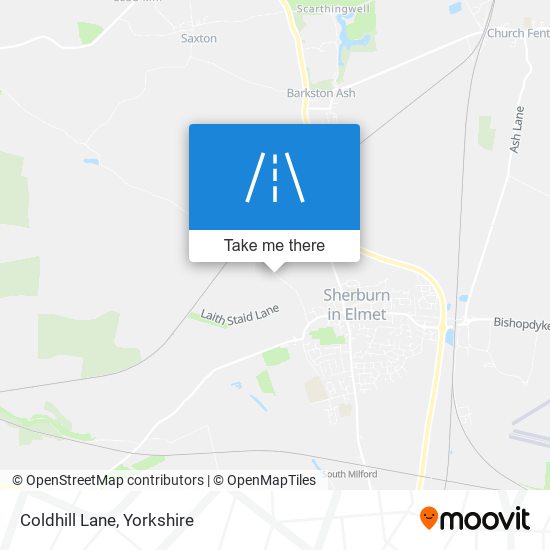 Coldhill Lane map