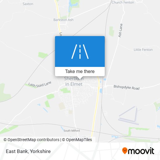 East Bank map