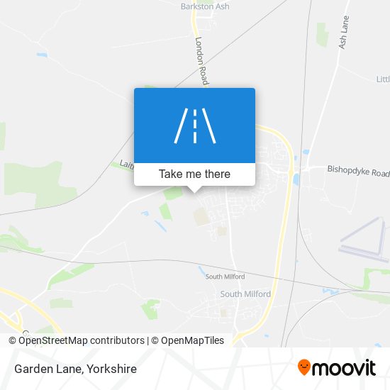 Garden Lane map